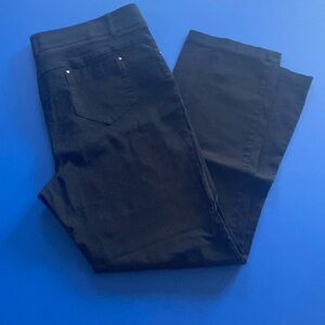 Women’s Black Pants. Stretchy material. Size 16